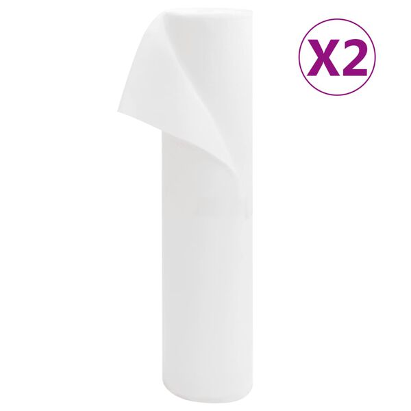 vidaXL Copertura per Piante 2 Rotoli 70 g/m&sup2; 50x1,6 m