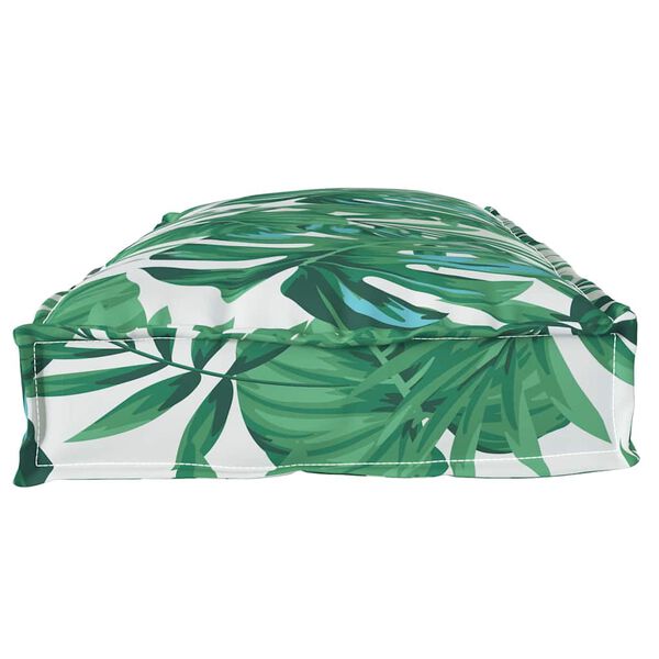 vidaXL Cuscino Foglia Motivo Foglia 100 x 40 x 8 cm Tessuto Oxford