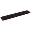 vidaXL Ripiano Marrone Scuro 160x30x(2-6) cm Massello Rovere Trattato