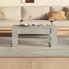 vidaXL Tavolino Salotto Grigio Cemento 102x55x45 cm Legno Multistrato