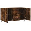 vidaXL Credenza Rovere Fumo 100x36x60 cm in Legno Multistrato