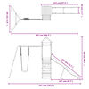 vidaXL Set da Gioco da Esterno in Legno di Pino Impregnato