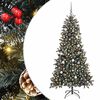 vidaXL Albero di Natale artificiale con 300 LED Verde 210 cm