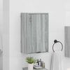 vidaXL Mobile da Bagno con porta Grigio Sonoma 39 x 23,5 x 65 cm