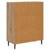 vidaXL Credenza Rovere artigianale 69,5 x 34 x 90 cm Legno multistrato