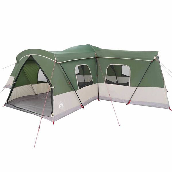 vidaXL Tenda con tetto con archiviazione Verde 680 x 510 x 210 cm