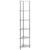vidaXL Scaffale a 6 Livelli Trasparente 30x30x160 cm Vetro Temperato