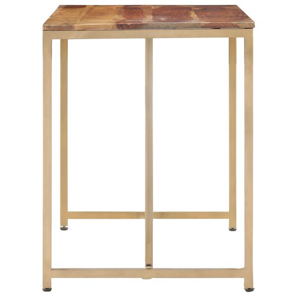 vidaXL Tavolo da Pranzo 120x60x76 cm in Legno Massello