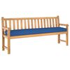 vidaXL Set di Cuscini per Pallet 2 pcs Blu reale 180 x 40 x 8 cm