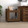 vidaXL Carrello Scrivania Rovere Marrone 60x45x60 cm Legno Multistrato