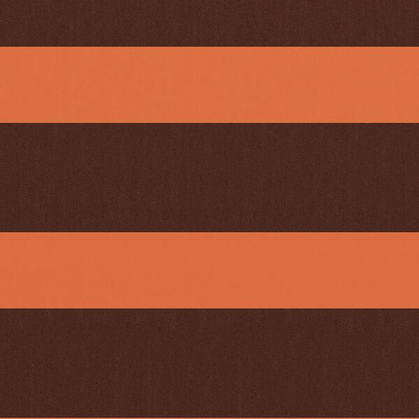 vidaXL Paravento Balcone Arancione e Marrone 90x300 cm Tessuto Oxford