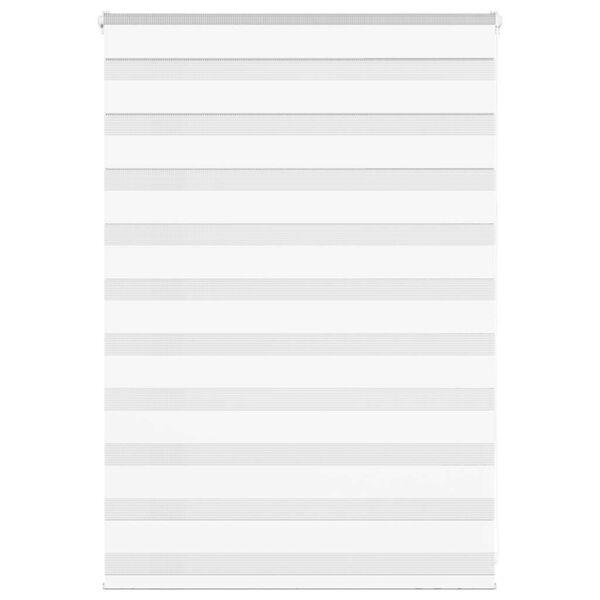 vidaXL Tenda a Rullo Zebra Larghezza Tessuto 105,9 cm Poliestere