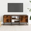 vidaXL Mobile TV Rovere Fumo 100x35x41 cm Legno Multistrato e Metallo