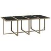 vidaXL Set da Pranzo da Giardino 9 pz con Cuscini in Polyrattan Beige