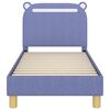 vidaXL Struttura letto per bambini con testata Blu jeans 70 x 140 cm