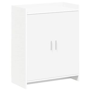 vidaXL Mobile per scarpe Bianco 73,5 x 36 x 92 cm Legno ingegnerizzato