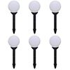 vidaXL Lampade da Sentiero 6 pz LED 20 cm con Picchetto