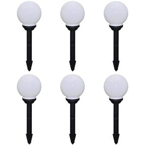 vidaXL Lampade da Sentiero 6 pz LED 20 cm con Picchetto