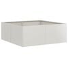 vidaXL Fioriera 80x80x30 cm in Acciaio Inox