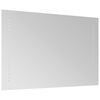 vidaXL Specchio da Bagno con Luci LED 60x40 cm