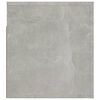 vidaXL Comodini a Muro 2 pz Grigio Cemento 50x36x40 cm