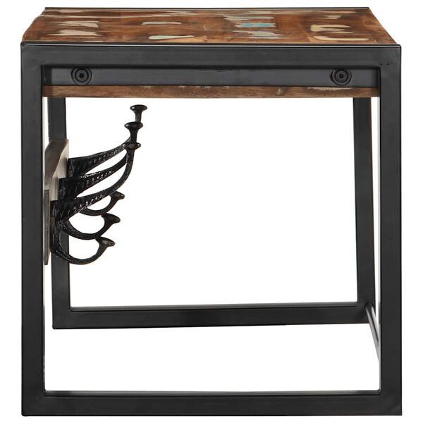 vidaXL Appendiabiti Multicolore 80x35x35 cm in Legno Massello Recupero