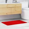 vidaXL Tappetino da bagno antiscivolo Rosso 60 x 90 cm PP