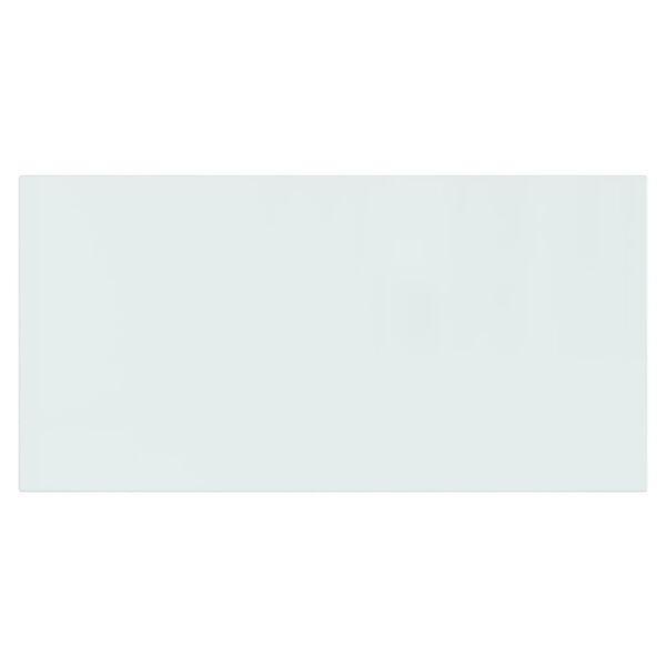 vidaXL Lastra in Vetro per Caminetto Rettangolare 100x50 cm