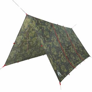 vidaXL Telone da Campeggio Mimetica 451x420 cm Impermeabile