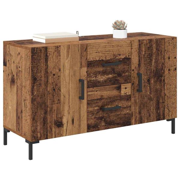 vidaXL Credenza Legno vecchio 100 x 36 x 60 cm Legno multistrato