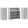 vidaXL Banco Reception Grigio Sonoma 180x50x103,5 cm Legno Multistrato