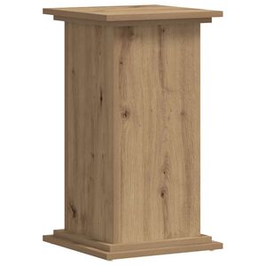 vidaXL Supporto per Piante Rovere Artigianale 33x33x60 cm Truciolato