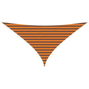 vidaXL Vela da ombra solare Arancione e Marrone 3 x 3 x 4,24 m