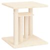 vidaXL Pali Tiragraffi per Gatti con Piattaforme Crema 50 cm