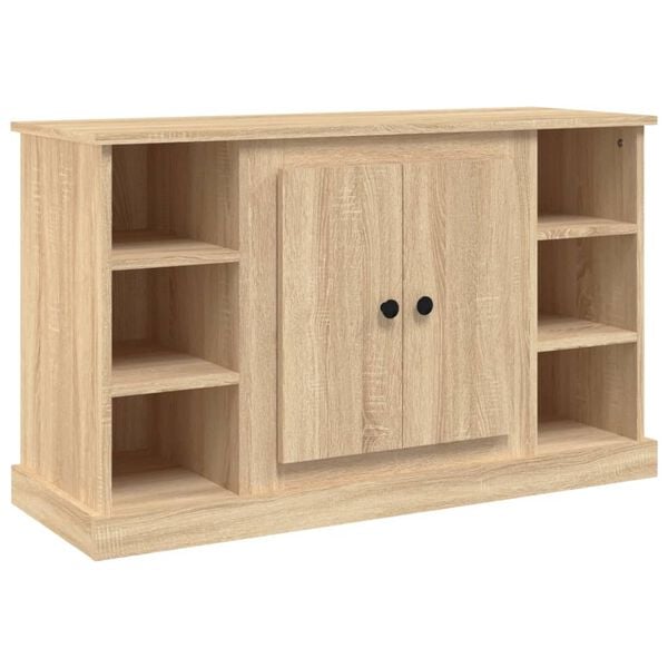 vidaXL Credenza Rovere Sonoma 100x35,5x60 cm in Legno Multistrato