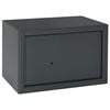 vidaXL Cassaforte con blocco Grigio scuro 31 x 20 x 20 cm Acciaio