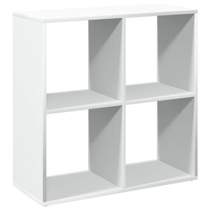 vidaXL Libreria divisoria bianca 69,5x29x69,5 cm in legno ingegnerizzato