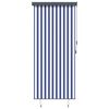 vidaXL Tenda a Rullo per Esterni 120x250 cm Blu e Bianca