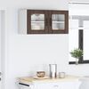 vidaXL Mobile da cucina con lo scaffale Rovere Marrone 80 x 31 x 40 cm