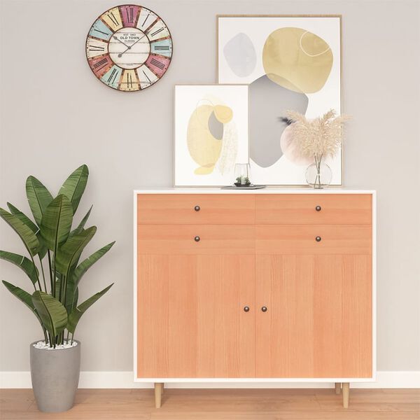 vidaXL Pellicole Autoadesive Mobili 2pz Rovere Giapponese 500x90cm PVC