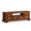 vidaXL Mobile Porta TV 40x30x50 cm in Legno Massello di Acacia