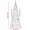 vidaXL Albero di Natale Naturale 210 cm legno massiccio di frassino