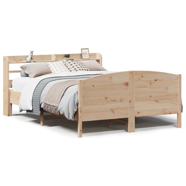 vidaXL Letto senza Materasso 150x200 cm in Legno Massello di Pino