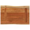 vidaXL Piano Tavolo 50x40x3,8 cm Rettangolare Legno Acacia Bordi Vivi