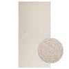 vidaXL Tappeto ZIZUR Crema 100x200 cm Aspetto Iuta Interni ed Esterni