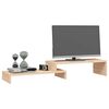 vidaXL Supporto per Monitor (52-101)x22x14 cm Legno Massello di Pino