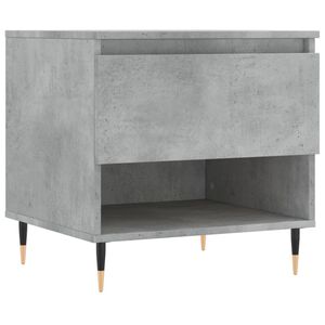 vidaXL Tavolino da Salotto Grigio Cemento 50x46x50cm Legno Multistrato