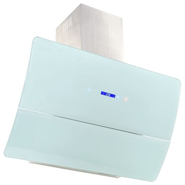 vidaXL Cappa Aspirante a Muro Acciaio Inox 756 m&sup3;/h 90 cm Bianca