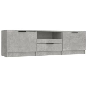 vidaXL Mobile per TV Grigio Cemento 140x35x40cm Legno Multistrato