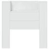 vidaXL Testiera Bianco 100 x 16,5 x 103,5 cm Legno multistrato